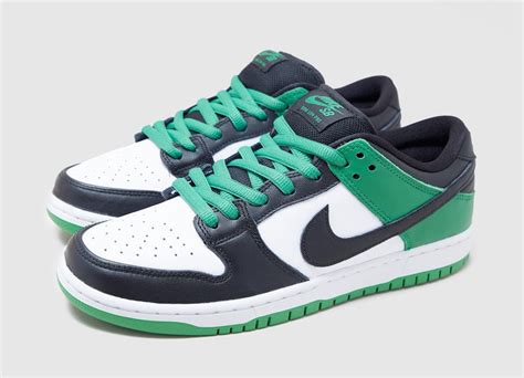 pine green dunk low